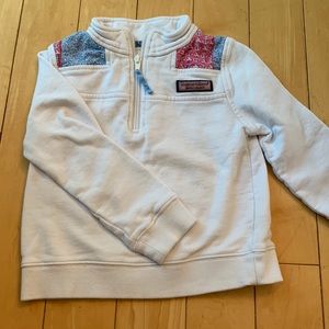 Beautiful quarter zip Vineyard Vines sweatshirt, 4T